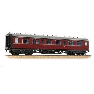 34-412 LNER Thompson Composite Corridor BR Maroon (image for) 34-412 LNER Thompson Composite Corridor BR Maroon